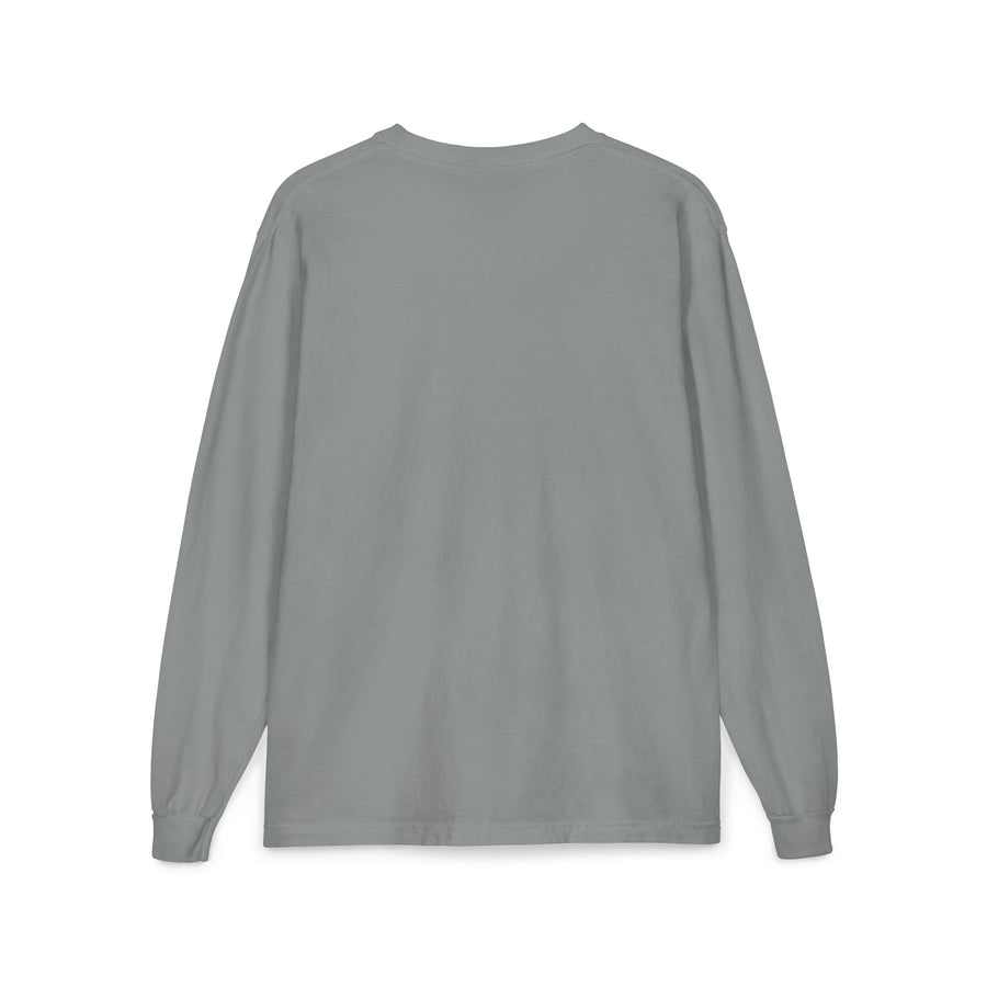 Long Sleeve Pocket Tee — Retro Daisy Pocket Graphic