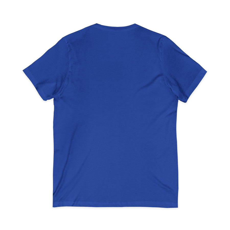 Baseball Mom V‑Neck Tee — Heart Logo Short Sleeve Shirt
