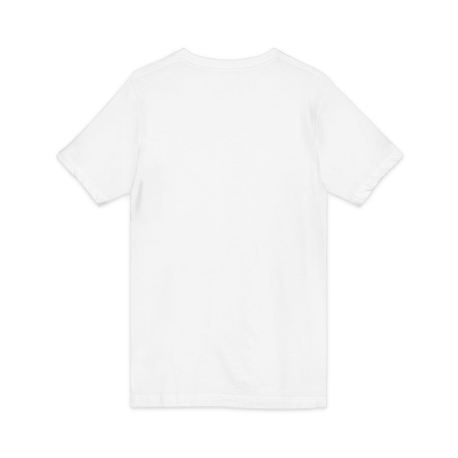 Baseball Mom V‑Neck Tee — Heart Logo Short Sleeve Shirt