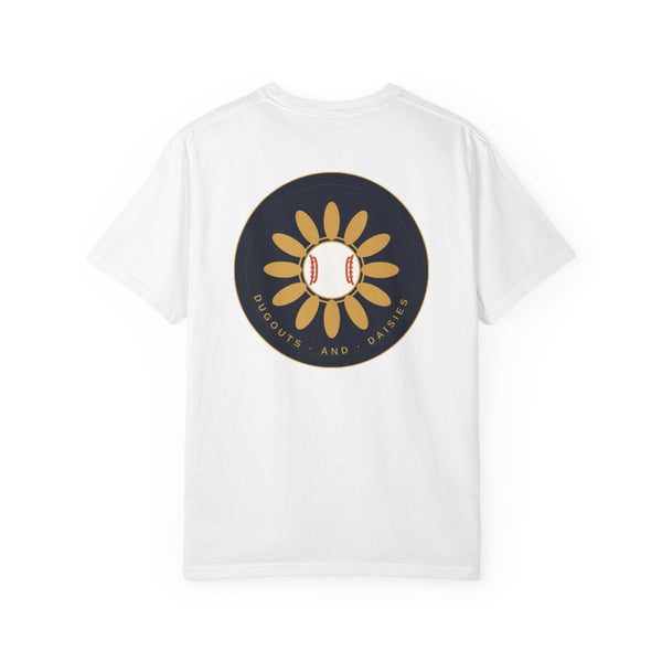 Dugouts and Daisies Logo Unisex Garment-Dyed T-shirt