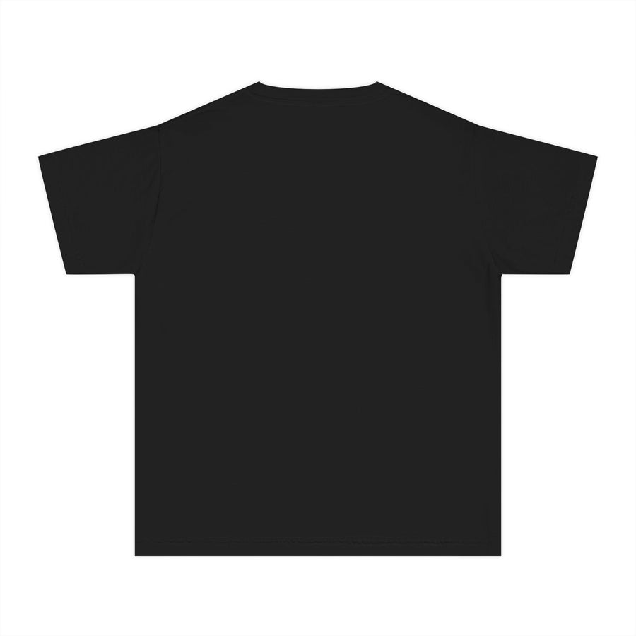 Youth Tee — Retro Daisy Chest Logo, Cute Floral Kids Shirt