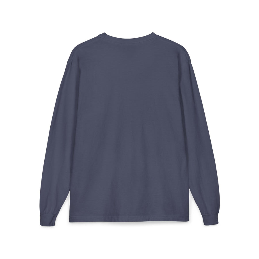 Long Sleeve Pocket Tee — Retro Daisy Pocket Graphic