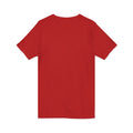 Baseball Mom V‑Neck Tee — Heart Logo Short Sleeve Shirt