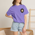 Dugouts and Daisies Front Logo Unisex Garment-Dyed T-shirt
