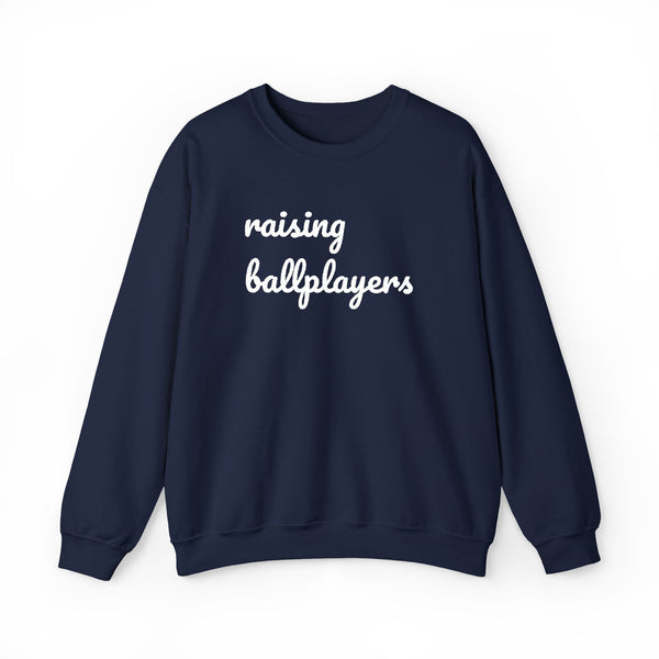 Raising Ballplayers Crewneck Sweatshirt — Dugouts & Daisies Parents Collection