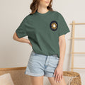 Dugouts and Daisies Front Logo Unisex Garment-Dyed T-shirt