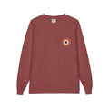 Long Sleeve Pocket Tee — Retro Daisy Pocket Graphic