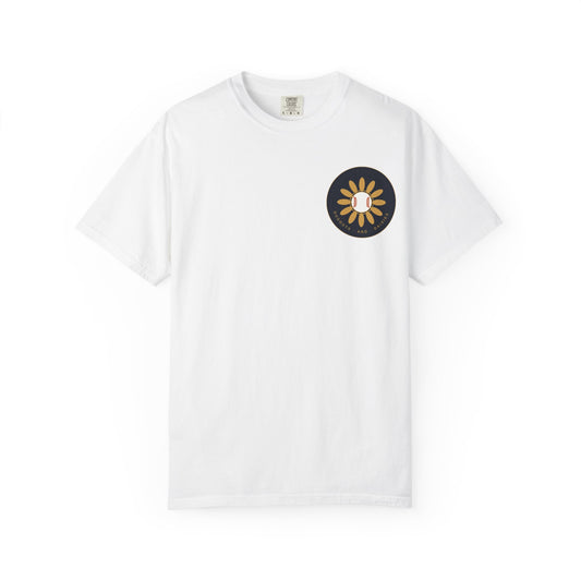 Dugouts and Daisies Logo Unisex Garment-Dyed T-shirt
