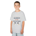 Raised at the Ballpark Kids Tee — Baseball & Softball Sibling Shirt
