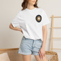 Dugouts and Daisies Front Logo Unisex Garment-Dyed T-shirt