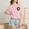 Dugouts and Daisies Front Logo Unisex Garment-Dyed T-shirt