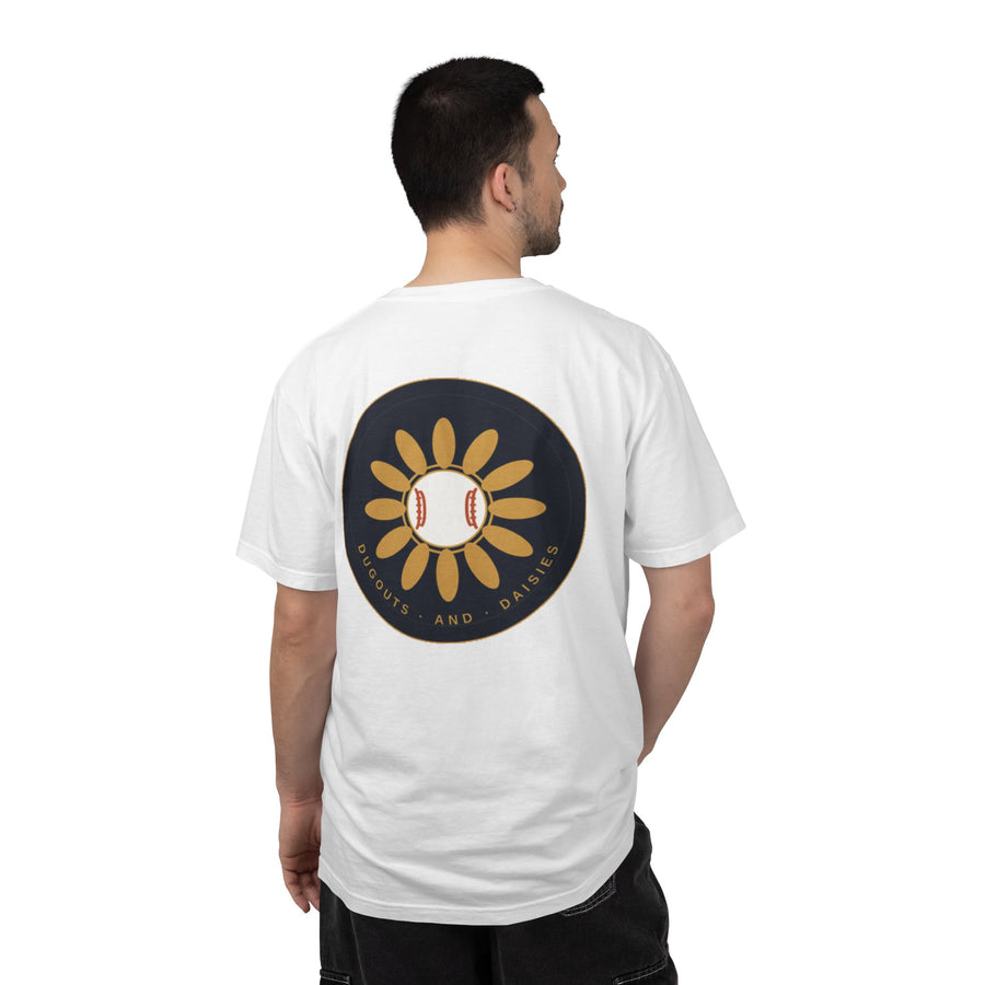Dugouts and Daisies Logo Unisex Garment-Dyed T-shirt