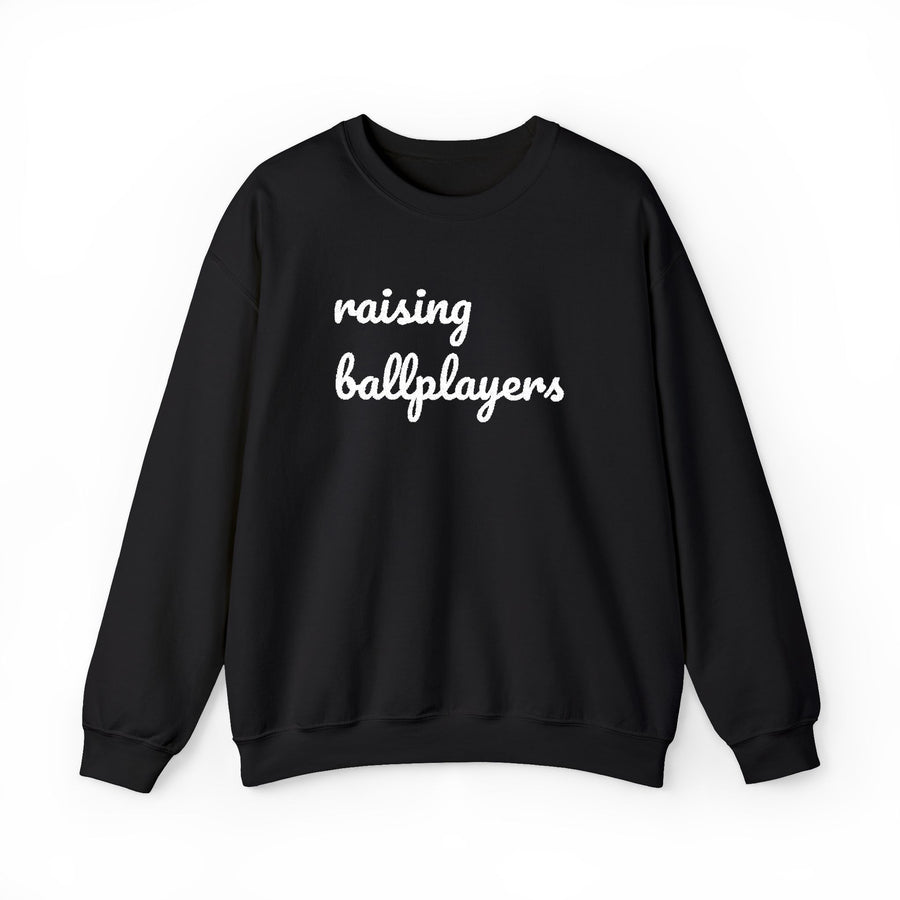 Raising Ballplayers Crewneck Sweatshirt — Dugouts & Daisies Parents Collection