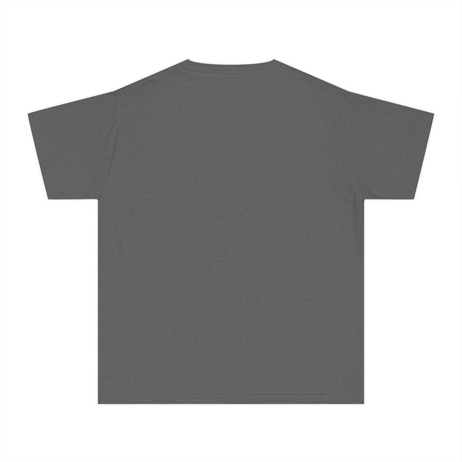 Youth Tee — Retro Daisy Chest Logo, Cute Floral Kids Shirt