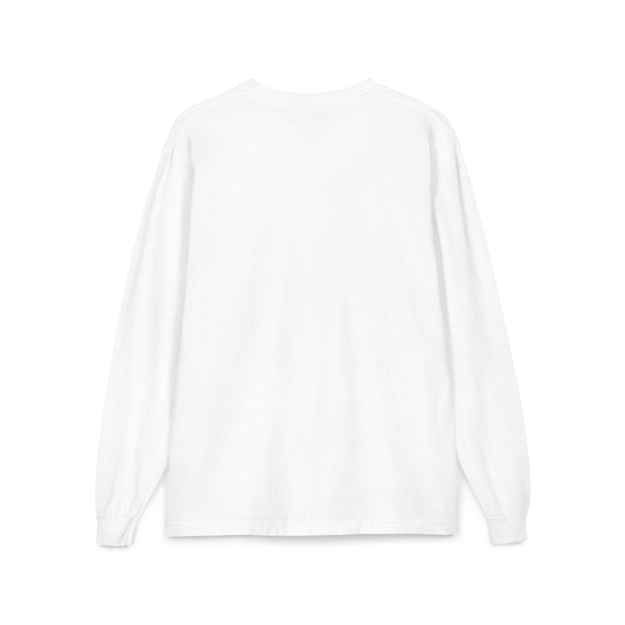 Long Sleeve Pocket Tee — Retro Daisy Pocket Graphic