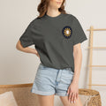 Dugouts and Daisies Front Logo Unisex Garment-Dyed T-shirt