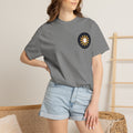 Dugouts and Daisies Front Logo Unisex Garment-Dyed T-shirt
