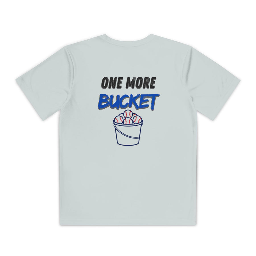 Youth Baseball Tee — "One More Bucket" Practice Shirt