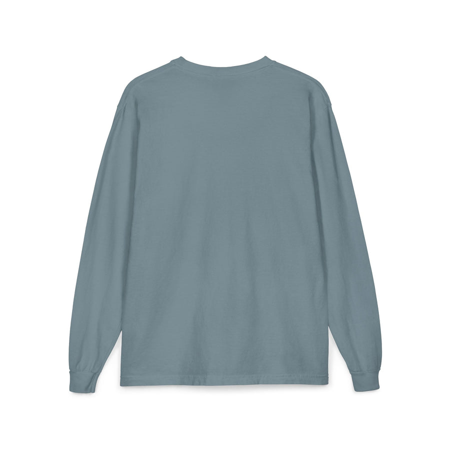 Long Sleeve Pocket Tee — Retro Daisy Pocket Graphic