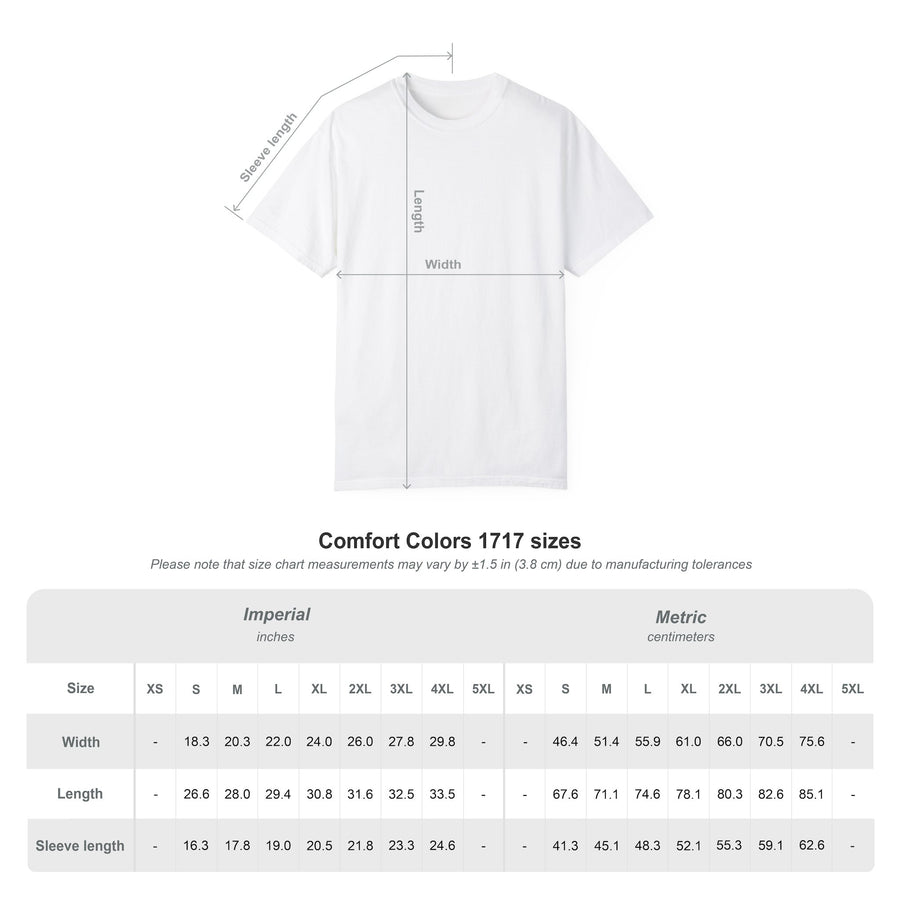 Dugouts and Daisies Logo Unisex Garment-Dyed T-shirt