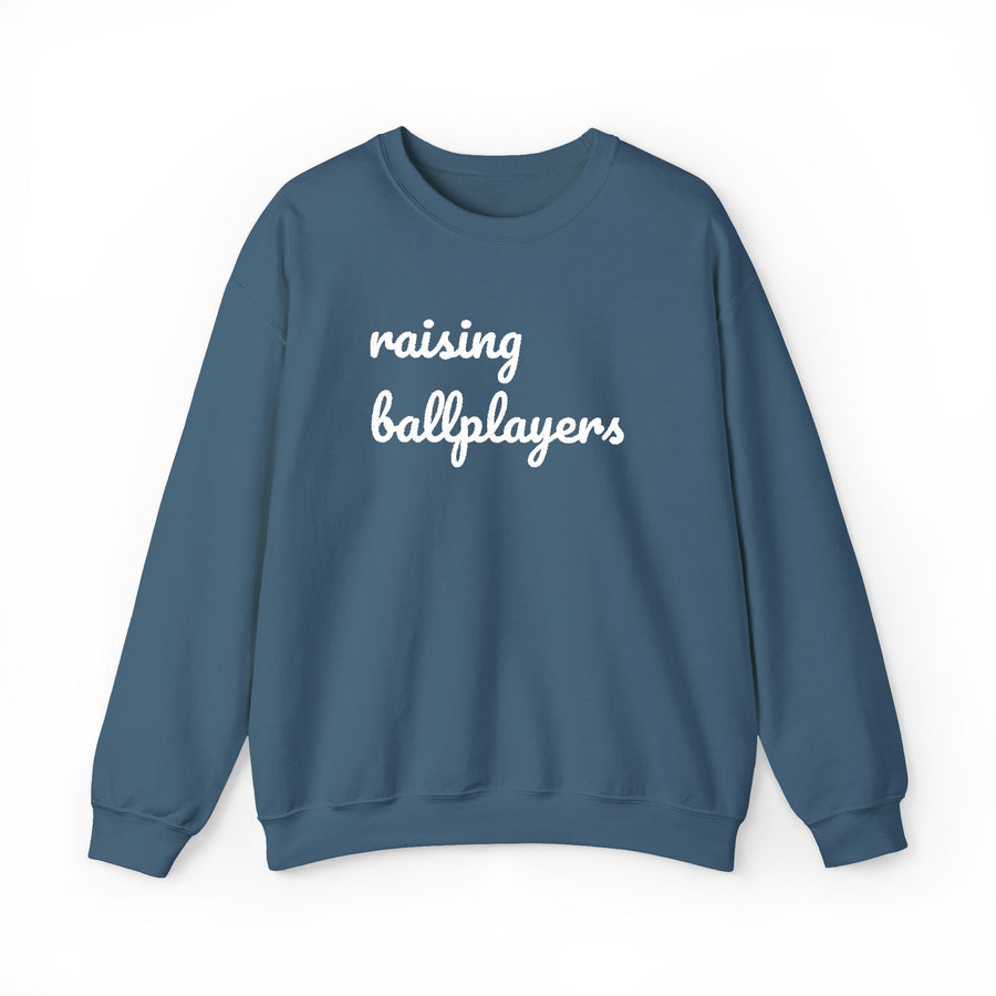 Raising Ballplayers Crewneck Sweatshirt — Dugouts & Daisies Parents Collection