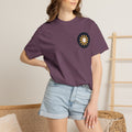 Dugouts and Daisies Front Logo Unisex Garment-Dyed T-shirt