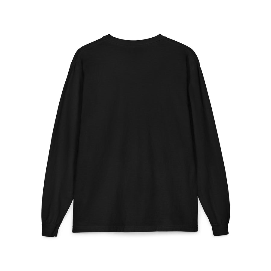 Long Sleeve Pocket Tee — Retro Daisy Pocket Graphic