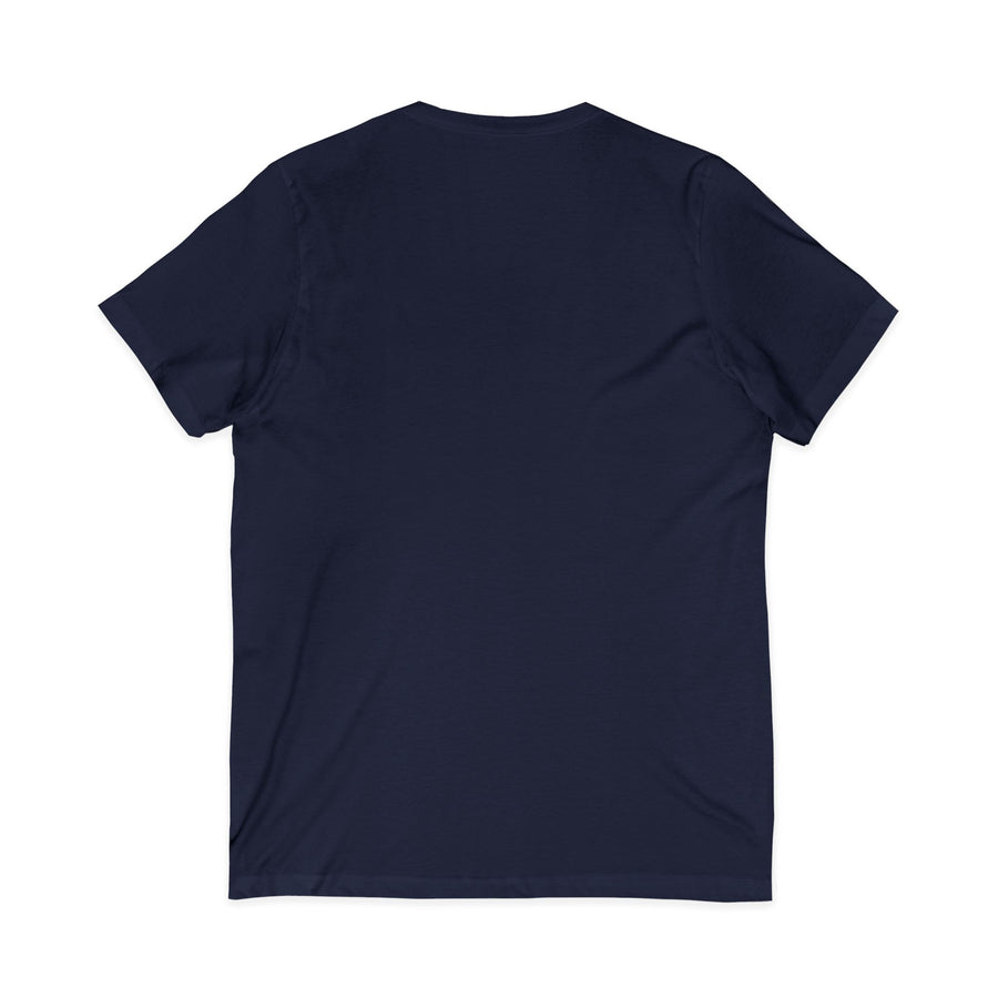 Baseball Mom V‑Neck Tee — Heart Logo Short Sleeve Shirt