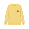 Long Sleeve Pocket Tee — Retro Daisy Pocket Graphic
