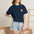 Dugouts and Daisies Front Logo Unisex Garment-Dyed T-shirt