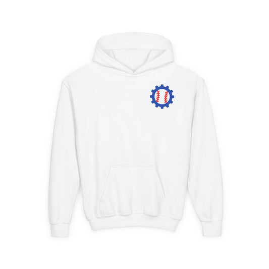 One More Bucket Youth Baseball Hoodie | Kids Baseball Sweatshirt | Practice Makes Progress Hoodie