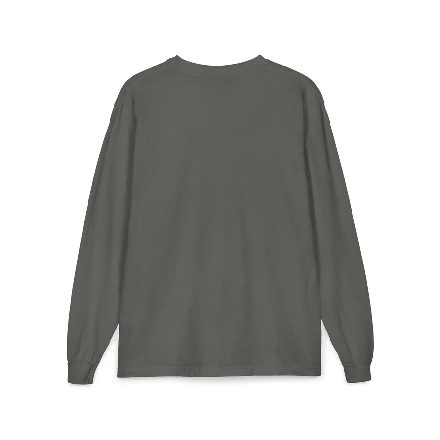 Long Sleeve Pocket Tee — Retro Daisy Pocket Graphic