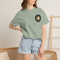 Dugouts and Daisies Front Logo Unisex Garment-Dyed T-shirt
