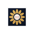 Dugouts and Daisies Baseball Flower Kiss-Cut Vinyl Sticker